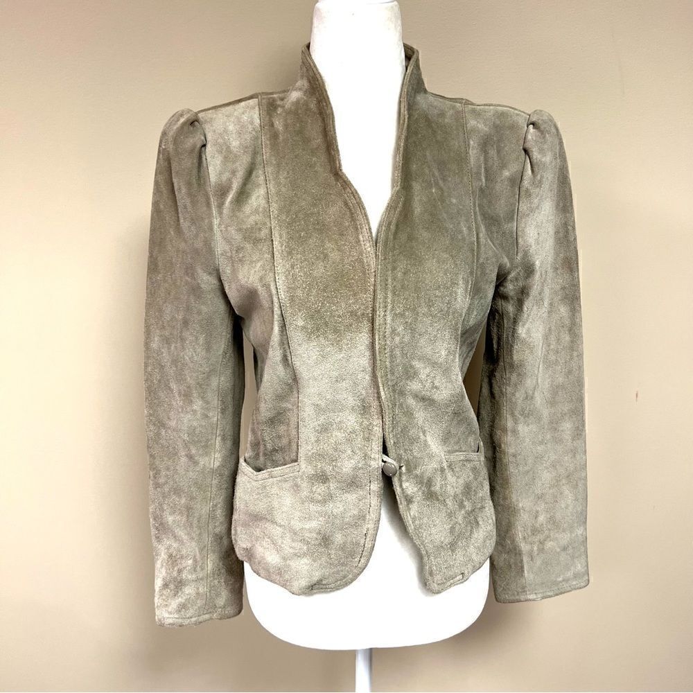 Vintage Mallards Point genuine suede jacket. Size 2/4